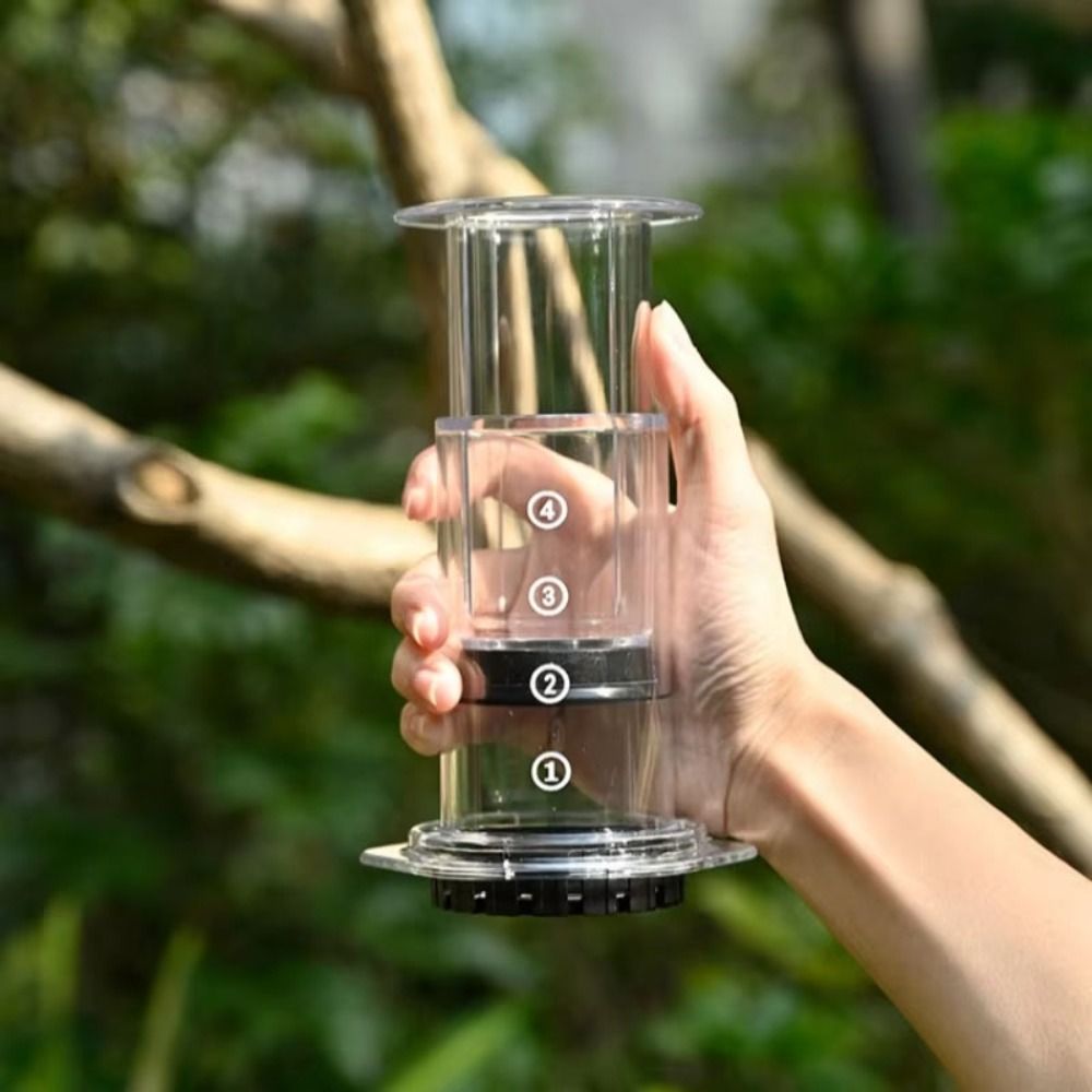 French Press Coffee Maker - Портативный кофейник во французском стиле, противоскользящий,
