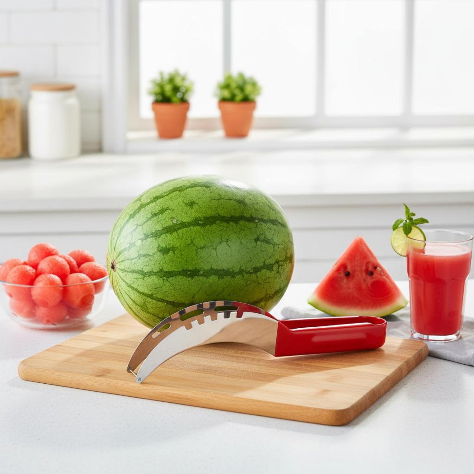 Kitchen Gadgets Kitchen - Нож для нарезки арбуза кубиками из