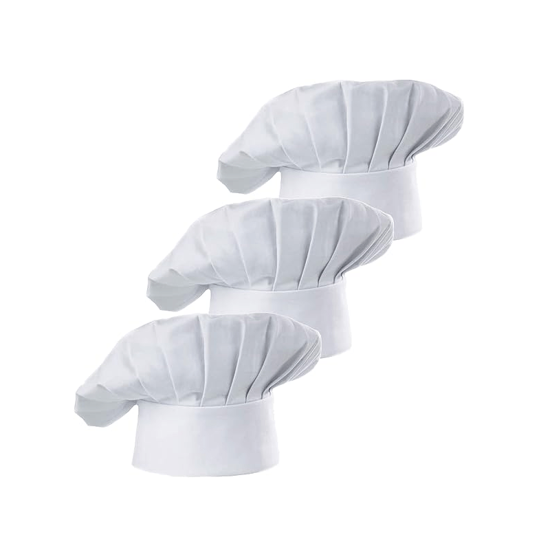 Kitchen Gadgets China - Набор из 3 шеф-кепок для взрослых,