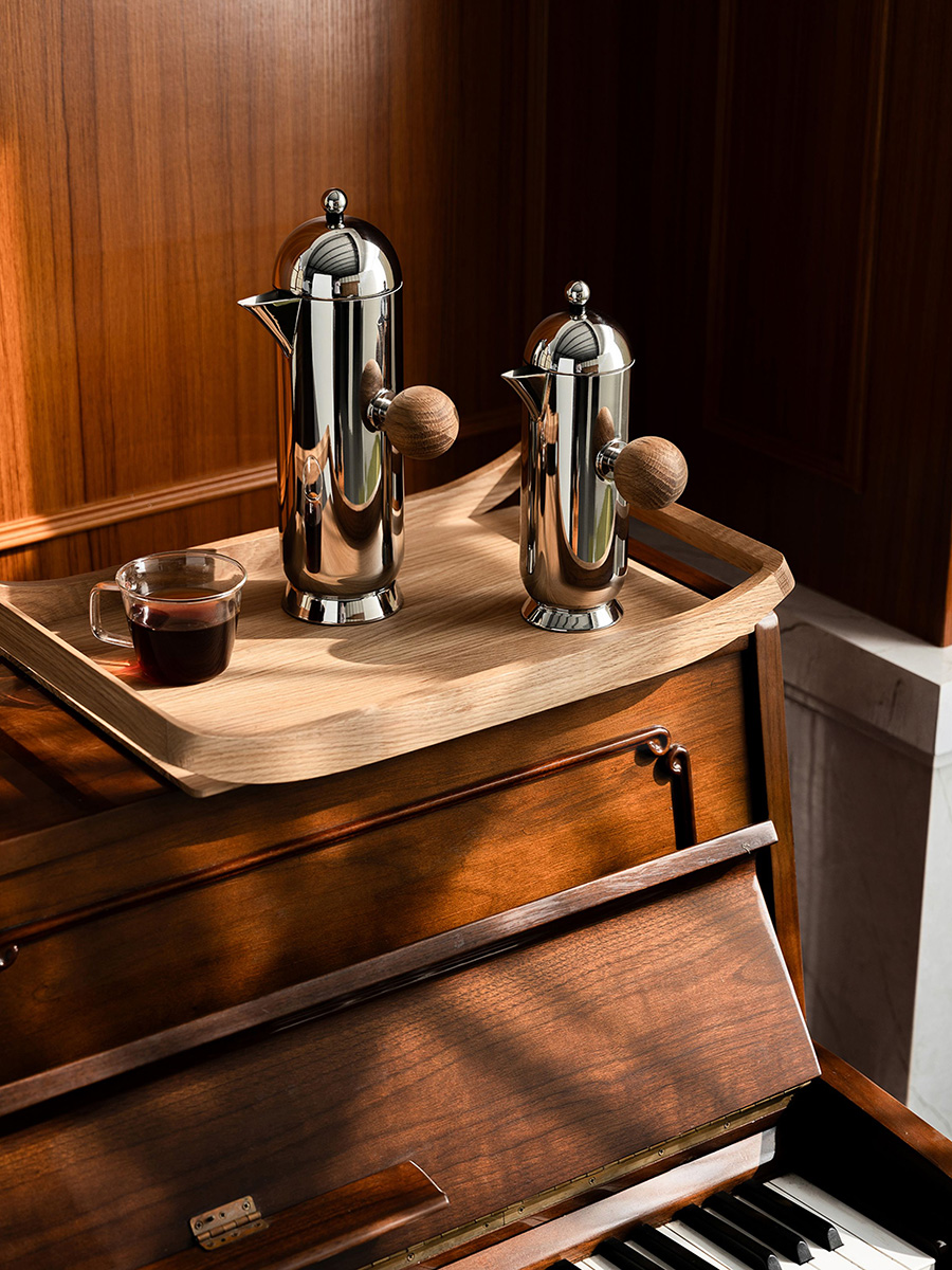 French Press Coffee Maker - Европейская кофеварка French Press из нержавеющей