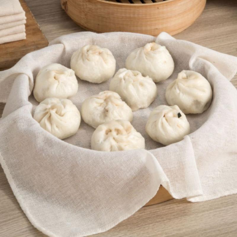 Silicone Baking Mat - Набор из 3 круглых хлопковых салфеток