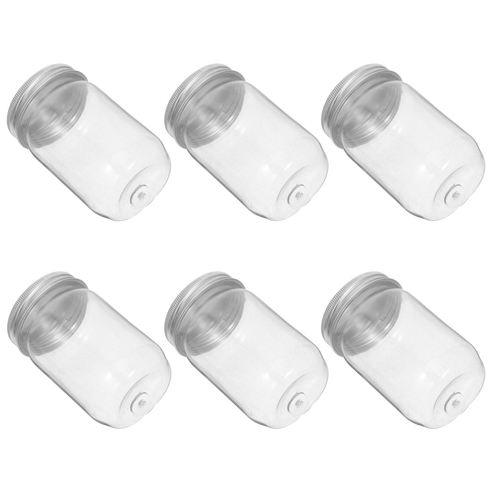 Food Storage Containers - Набор из 6 прозрачных пластиковых банок