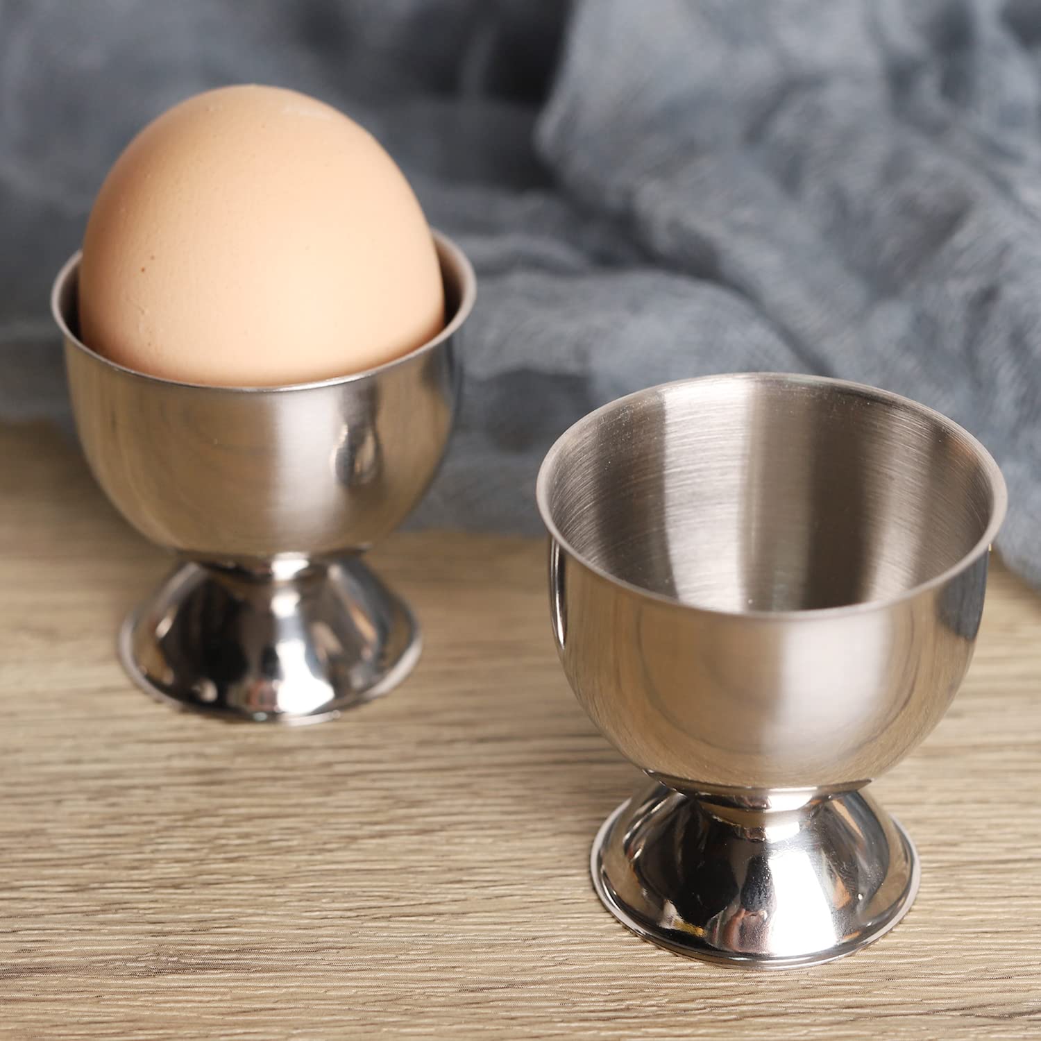 Kitchen Gadgets To Gift - Набор стаканчиков для яиц из нержавеющей