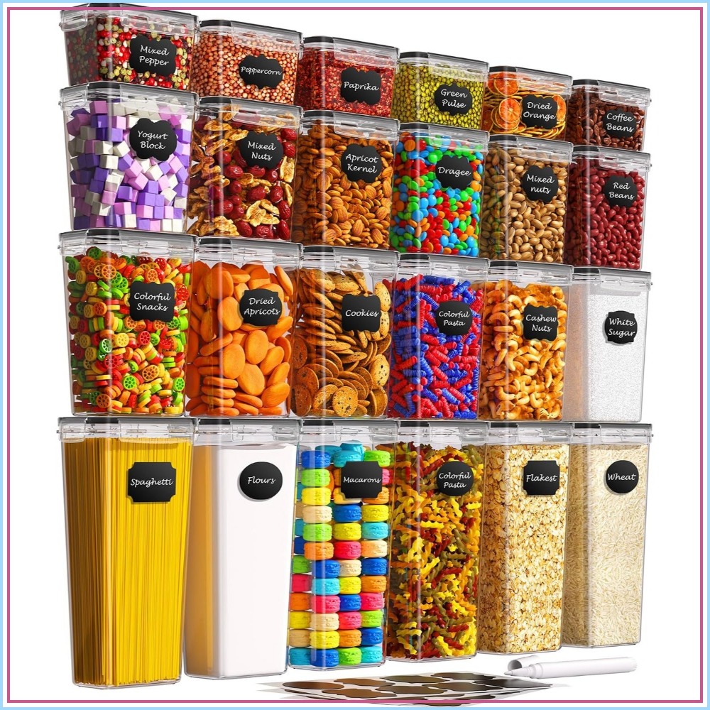 Food Storage Containers - 24 герметичных контейнера для хранения продуктов