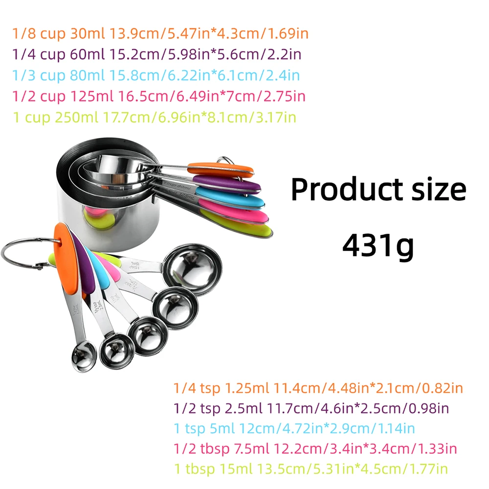 5/10 шт., набор мерных чашек и – обзор и цена Kitchen Gadgets China