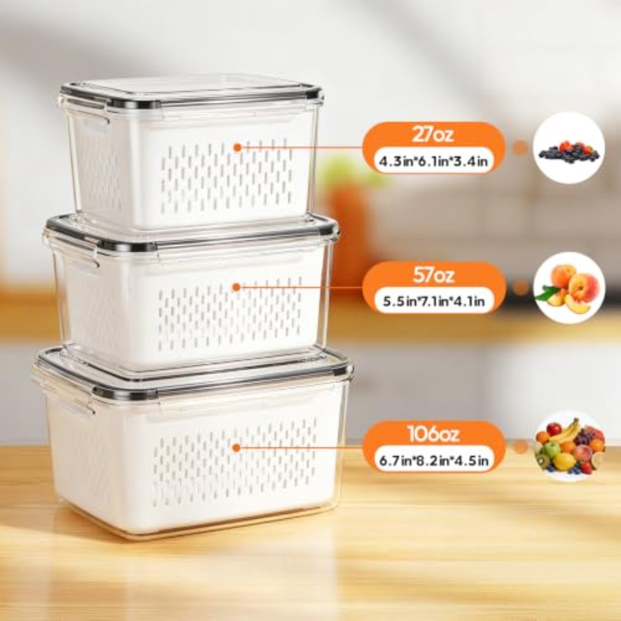 Контейнеры для хранения фрукто – обзор и цена Food Storage Containers