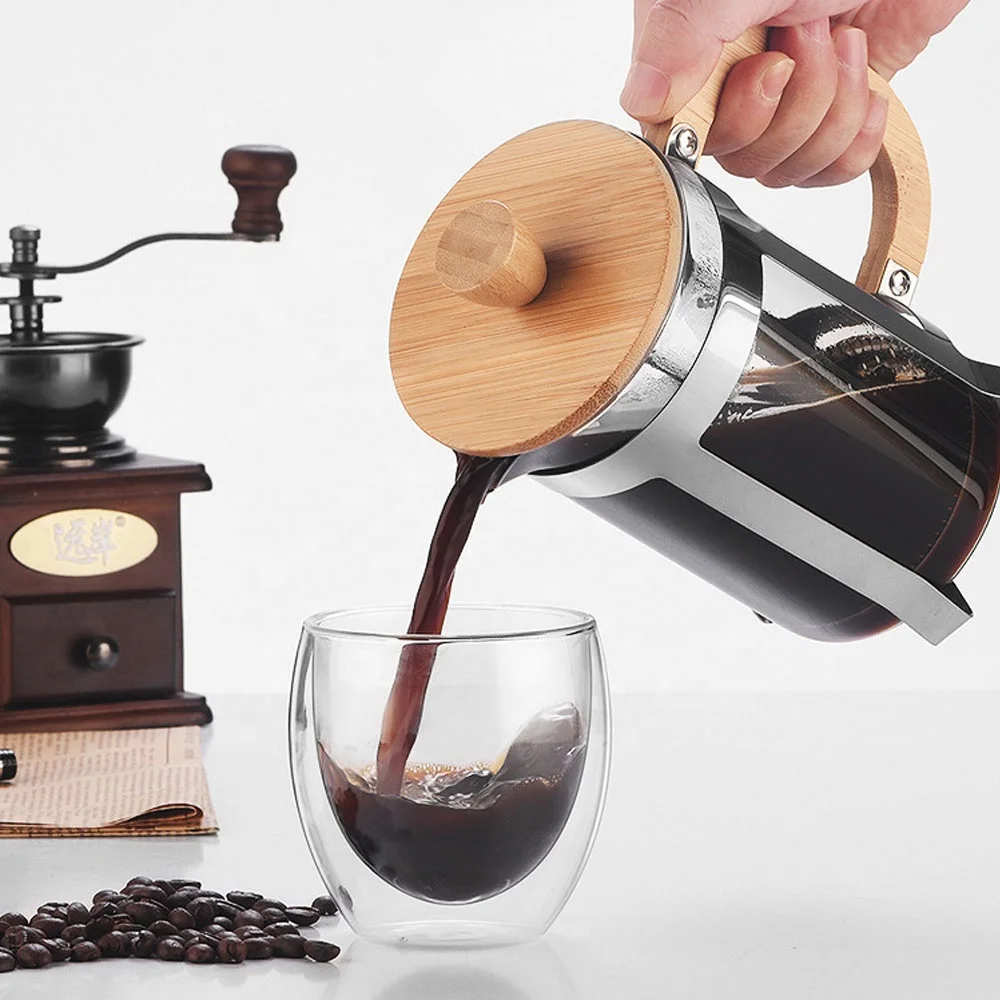 Кофейник-пресс из нержавеющей  – обзор и цена French Press Coffee Maker