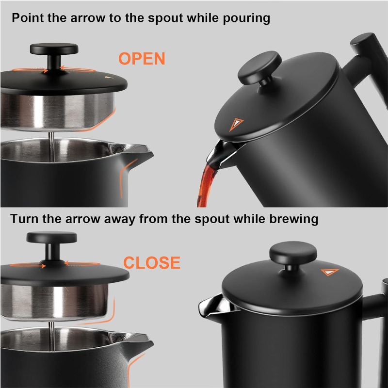 Кофеварка-френч-пресс 34 унции – обзор и цена French Press Coffee Maker