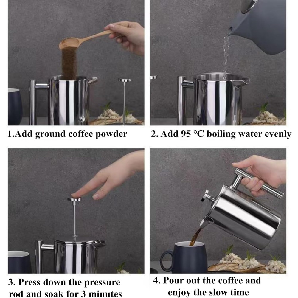 Кофеварка French Press, из нер – обзор и цена French Press Coffee Maker