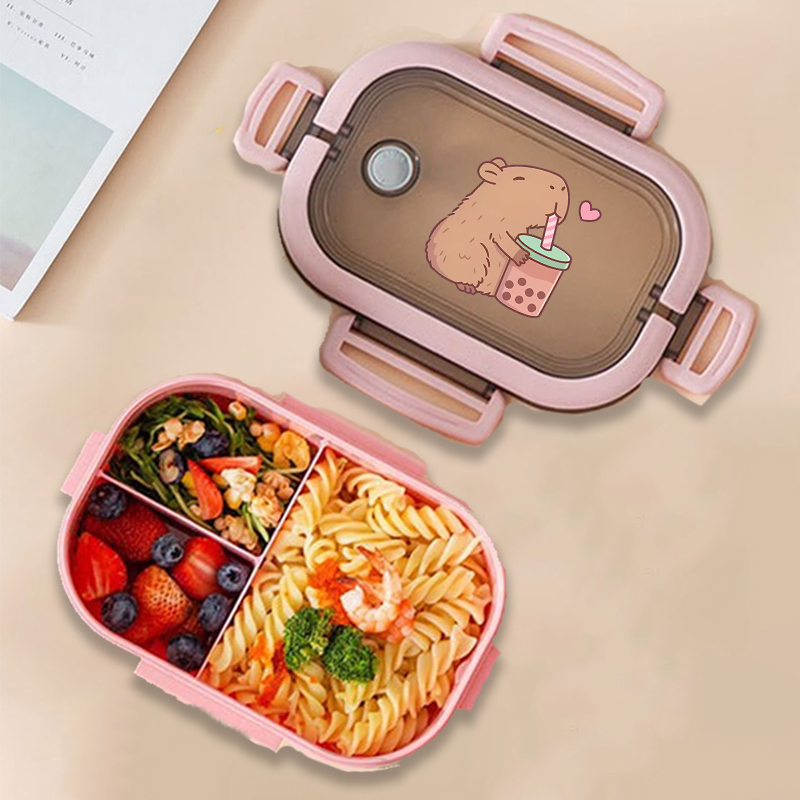 Капибара Бенто Ланч-бокс Аниме – обзор и цена Food Storage Containers