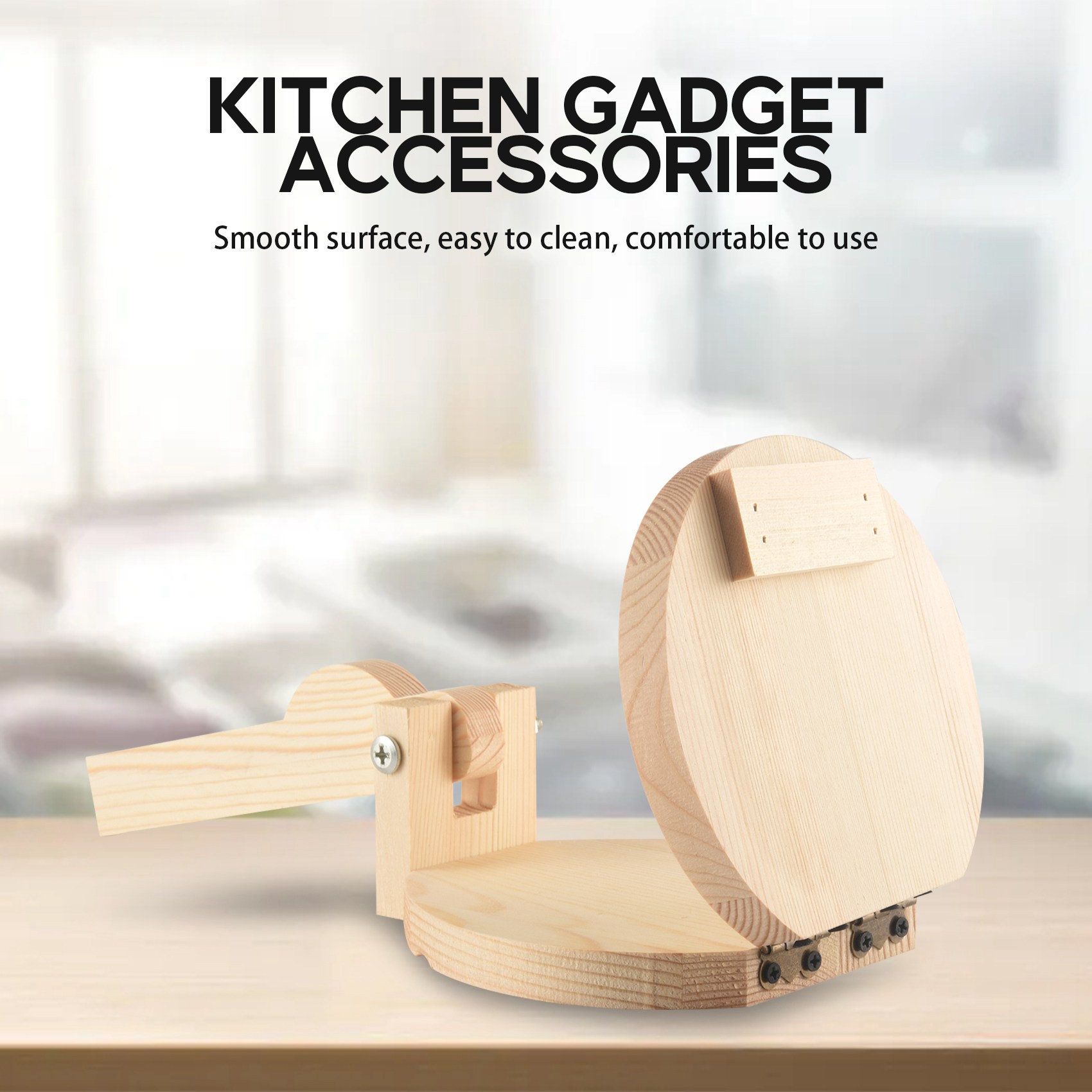 Пресс для тортильи Y42A-Wood,  – обзор и цена Kitchen Gadgets Roti Maker