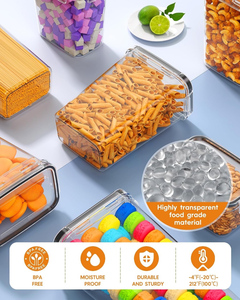 24 герметичных контейнера для  – обзор и цена Food Storage Containers